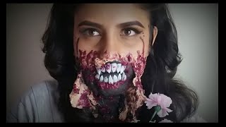 😱MAQUILLAJE DE ZOMBIE 😱- Maquillaje Sangriento 😱 Halloween 😱