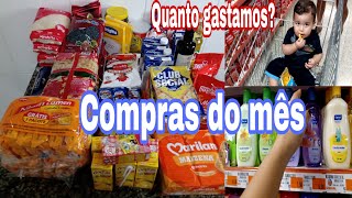 Fizemos compras do mês!!!