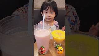 What do you like? Strawberry or Mango? #shorts #fruit #healthy #shake #strawberry #mango  #youtube