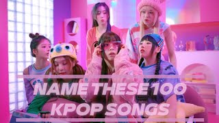 CAN YOU NAME THESE 100 KPOP SONGS? | 2023 EDITION