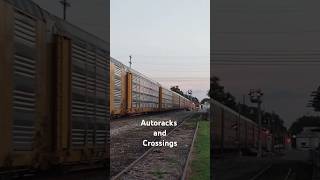 Autoracks in Athens at Sunset #csx #csxt #ttx #autorack #athensalabama #train #trainvideos #rail