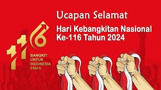 Ucapan Selamat Harkitnas Ke-116 Tahun 2024