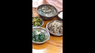 힐링 요리 소고기 미역국, 고사리 무침, 고춧잎 무침 [2024.09.01]