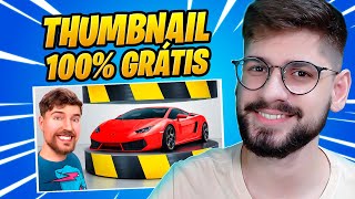 Como fazer Thumbnail para YouTube Online de Graça FÁCIL