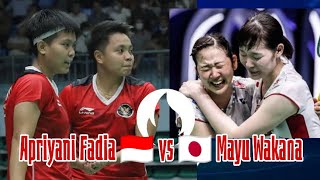 Mayu Matsumoto/Wakana Nagahara vs Apriyani/Siti Fadia | Badminton Olimpiade Paris 2024