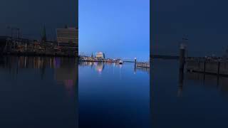 Port of Kiel in Sunset. Kiel vibes ⛴️ #short #shorts