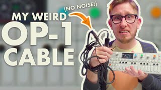 How I Get Audio Out of My OP-1 From This Cable Into My Audio Interface