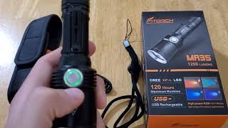 FITORCH MR35 1200 LUMENS BEAM DISTANCE 180 METERS REVIEW