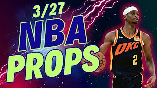 NBA TOP PICKS TODAY 3/27 | #PRIZEPICKS | NBA PLAYER PROP BEST BETS | PREDICTIONS & BETTING ODDS