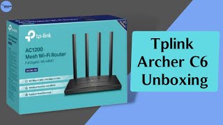 TP Link Archer C6 Dual Band Gigabit Router Unboxing