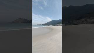 Praia do Inferno. Praia Selvagem no Rio de Janeiro.