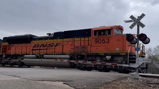 Empty BNSF Coal Train, Tuscumbia AL 3/31/23 Under Tornado Watch