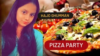 Pizza Party 🍕 || Hajo Ghumman Vlogs || My First Food Vlog 😋 || Ep.12