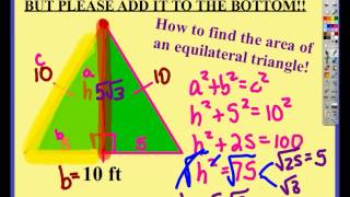 Chapter B, Video #2, Section 1.9 & 10.1 - Perimeter & Area