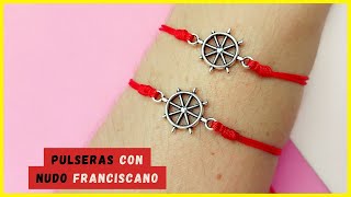 PULSERA de HILO con NUDO FRANCISCANO para PRINCIPIANTES  🔥 PULSERAS de PAREJAS para REGALAR