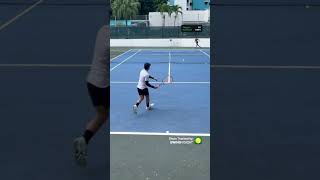 lazy drop shot #tennis #tennisplayer #tennistime #tennismatch #tennislife #tennisshorts