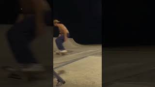 Clean nollie heel flip into euro gap | skateboarding