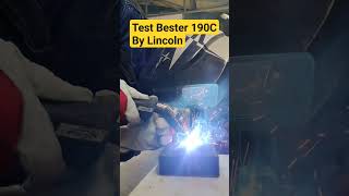 Test sudura Bester 190c nu Lincoln, procedeu MIG MAG sarma 0.8 gaz CO2, otel 2mm grosime