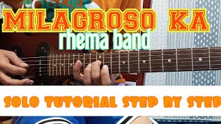 MILAGROSO KA SOLO TUTORIAL STEP BY STEP/RHEMA BAND