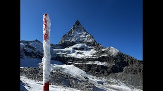 El legendario Matterhorn (Monte Cervino), cumbre  suiza, en solitario.