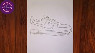 How to draw a shoes || how to draw nike shoes ||Drawing nike shoes #pencilsketch