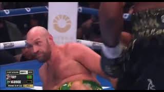 TYSON FURY GOT KNOCKED OUT BY FRANCIS NGANNOU