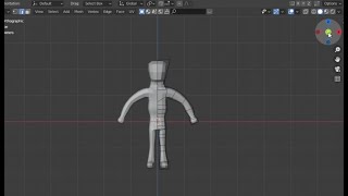 Tutorial: Blender MODELLING For Absolute Beginners - Simple Human in 5 min