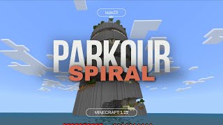 Minecraft parkour spiral map review/attempt