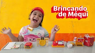 Compramos TODOS os BRINQUEDOS do MC DONALDS | Brincando de MEQUI | Canal da Marina