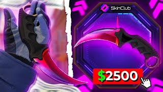 SKINCLUB KASA SAVAŞI KATLATIYOR!!! (KARAMBIT FADE GELDİ!) - SKINCLUB - (CS2 KASA AÇILIMI)