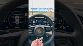 Porsche Taycan: Sport Chrono package Explained #sports #porsche #taycan  #sport #punjab #usa #tesla