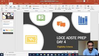 LDCE ADSTE and ASTE Exam Prep Day 4 | Eligibility Criteria