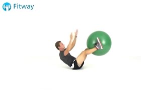 How To Do: Stability Ball Pass Off | Ab Workout Exercise