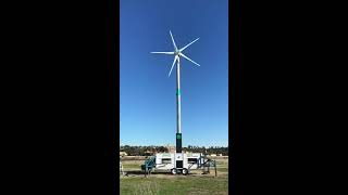 Uprise Energy Portable Wind Turbine (with commentary)