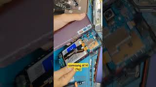 layar bergaris efek air samsung a14 #shorts #samsunga14 #smartphone #mobile #repairing #waterdamage