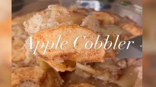 Apple cobbler | Pastel de manzana