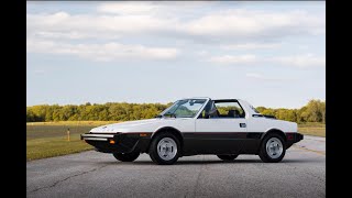 1984 Bertone X 1/9 walk around video