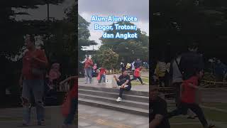 Alun-Alun Kota Bogor, Trotoar, dan Deretan Angkot