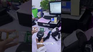 Product quality inspection display before barcode scanner packaging