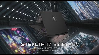 Stealth 17 Studio A13V – Tenký．Ostrý．Stylový | MSI