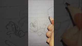 Easy and beautiful Girl sketch drawing #girl sketch drawing #shorts#like#share#subscribe...