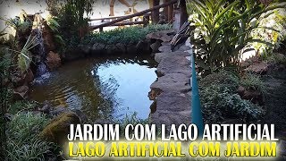 Jardim Com Lago Artificial