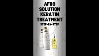 RenewHair Afro Keratin Step-by-Step  #afrohair #afrosmoothing #keratintreatment #afrohair