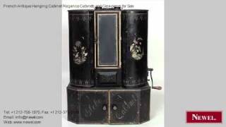 French Antique Hanging Cabinet Regence Cabinets and Case