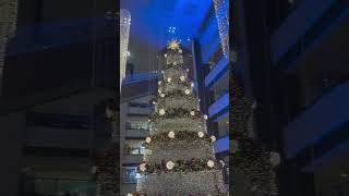 its christmas time here.a unique hanging xmas tree @shangrila mall #short