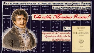 10. Esperimenti di Fourier sulla dipendenza della velocita di raffreddamento