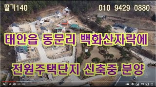 [딸기140]충남 태안군 태안읍 동문리 백화산자락에 전원주택단지 신축중 분양 .딸기공인중개사 041.662.0880