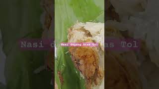 Nasi dagang Atas Tol | Bungkus #shorts