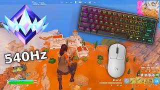 SteelSeries Apex Pro Mini ASMR 😴 Solo Gameplay 🏆 Satisfying Keyboard Fortnite 540 FPS 4K ⭐