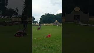 Proses Pemotongan Rumput Lapangan Golf #videoshorts